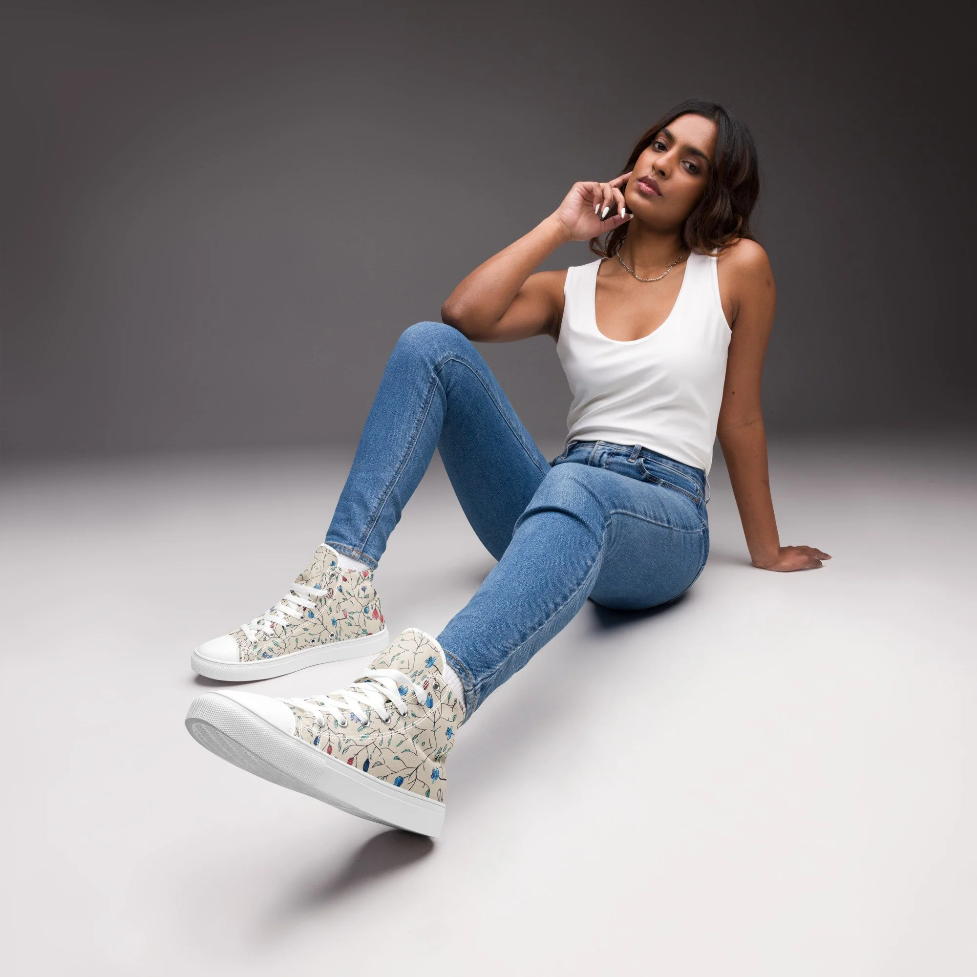 Helia High Top Canvas Shoes