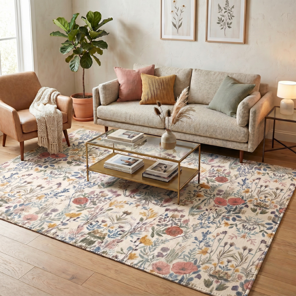 Larisa - Vintage Floral Area Rug