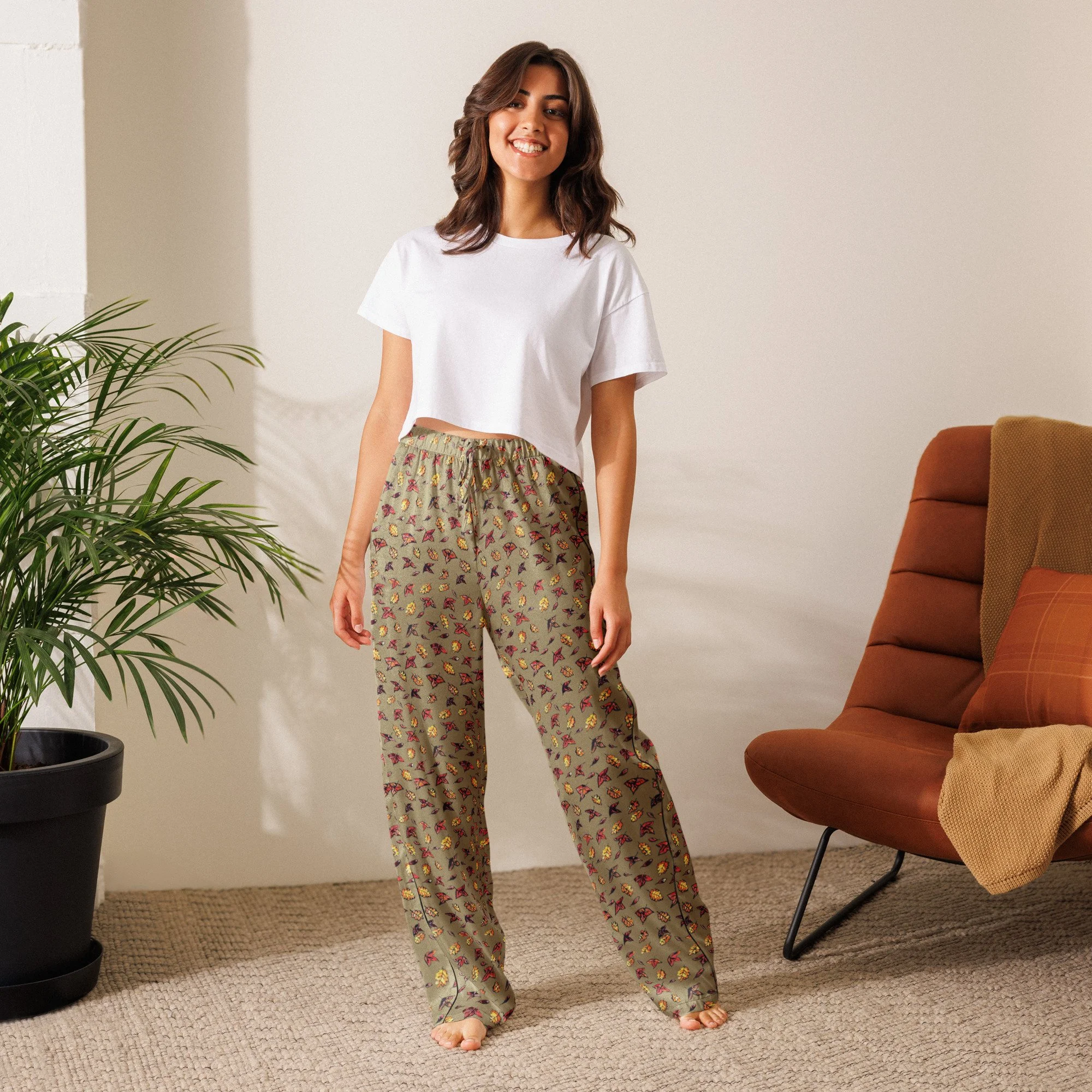 Autumn Green Pyjama Trousers