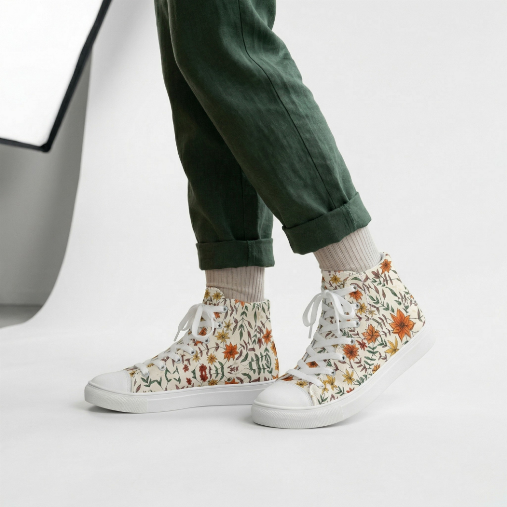 Aria High Top Canvas Shoes
