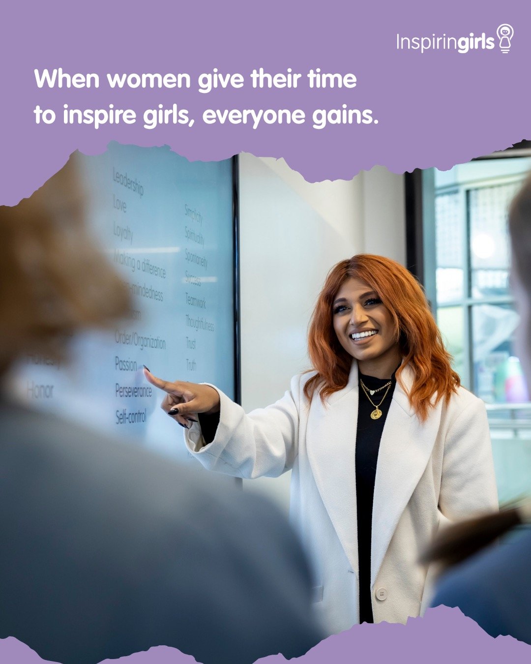 Today, we proudly launch our International Women&rsquo;s Day campaign: #GivetoGain.

Since 2016, more than 25,000 role models worldwide have volunteered with Inspiring Girls International, reaching over 250,000 girls.

They give just one hour.
They s