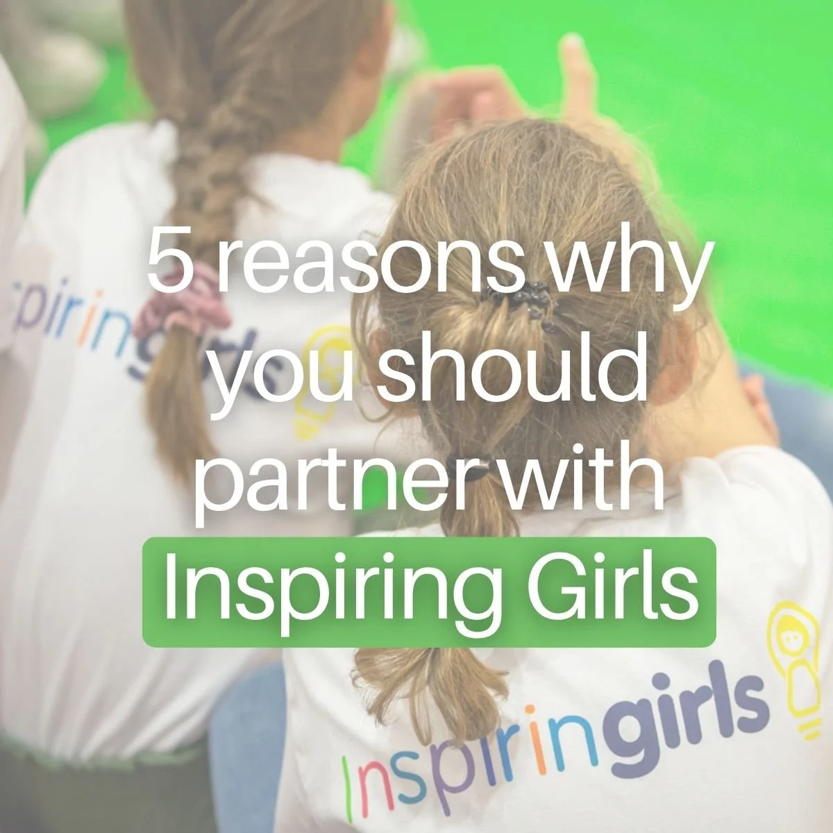 What if your organisation could be the reason why a girl chooses a career? 💡 

That's what our corporate partners do every day. 

Inspiring Girls works with organisations at a national and global level to connect girls aged 10&ndash;17 with role mod