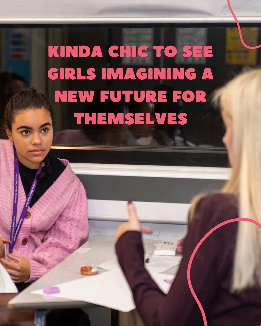 Things we find kinda chic at @inspiringgirlsint and @inspiringgirls_ch ✨🪩
