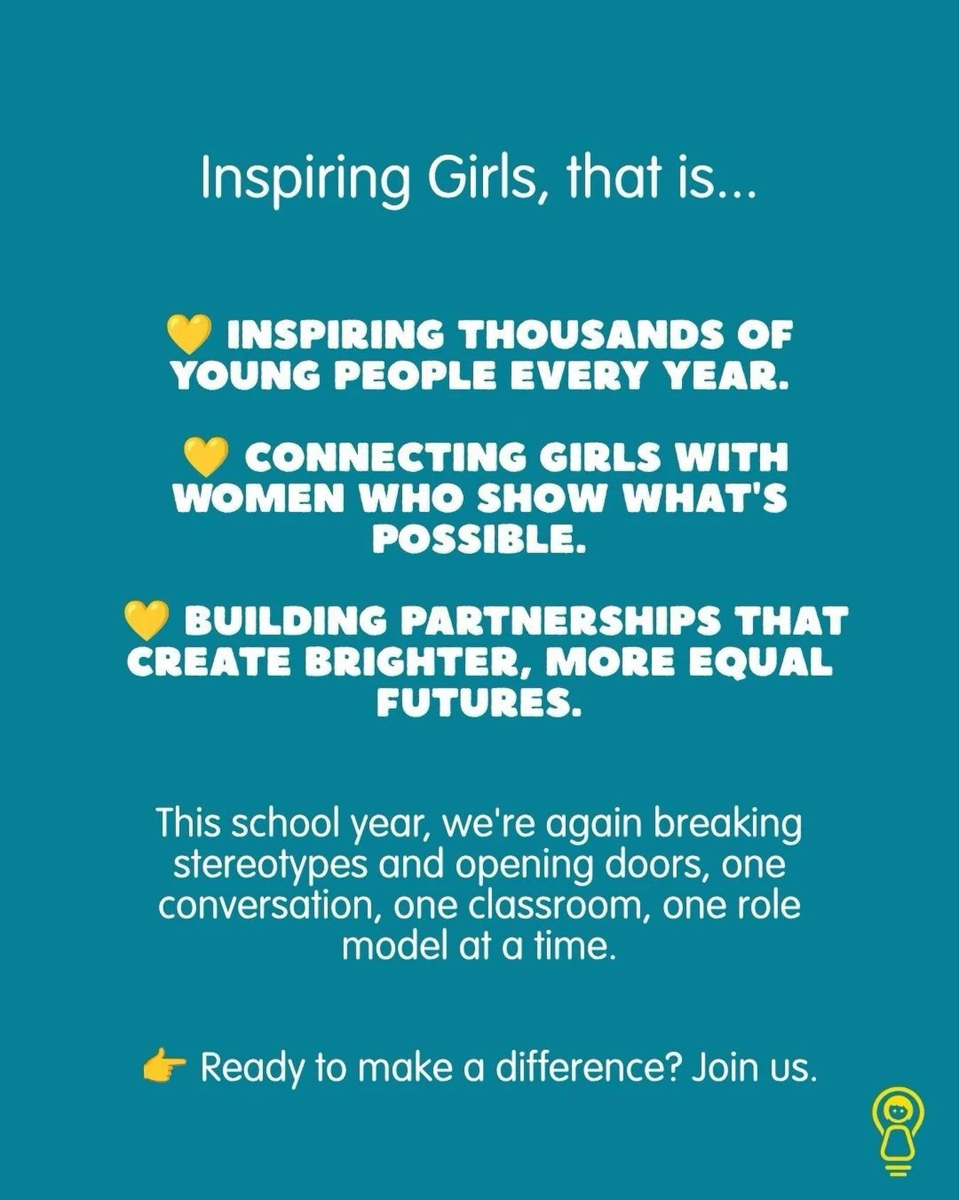 A new school year means new conversations, new possibilities, and new role models. 💛

At Inspiring Girls, we&rsquo;re back in classrooms across Switzerland, connecting young people with women from all kinds of careers and backgrounds &mdash; helping