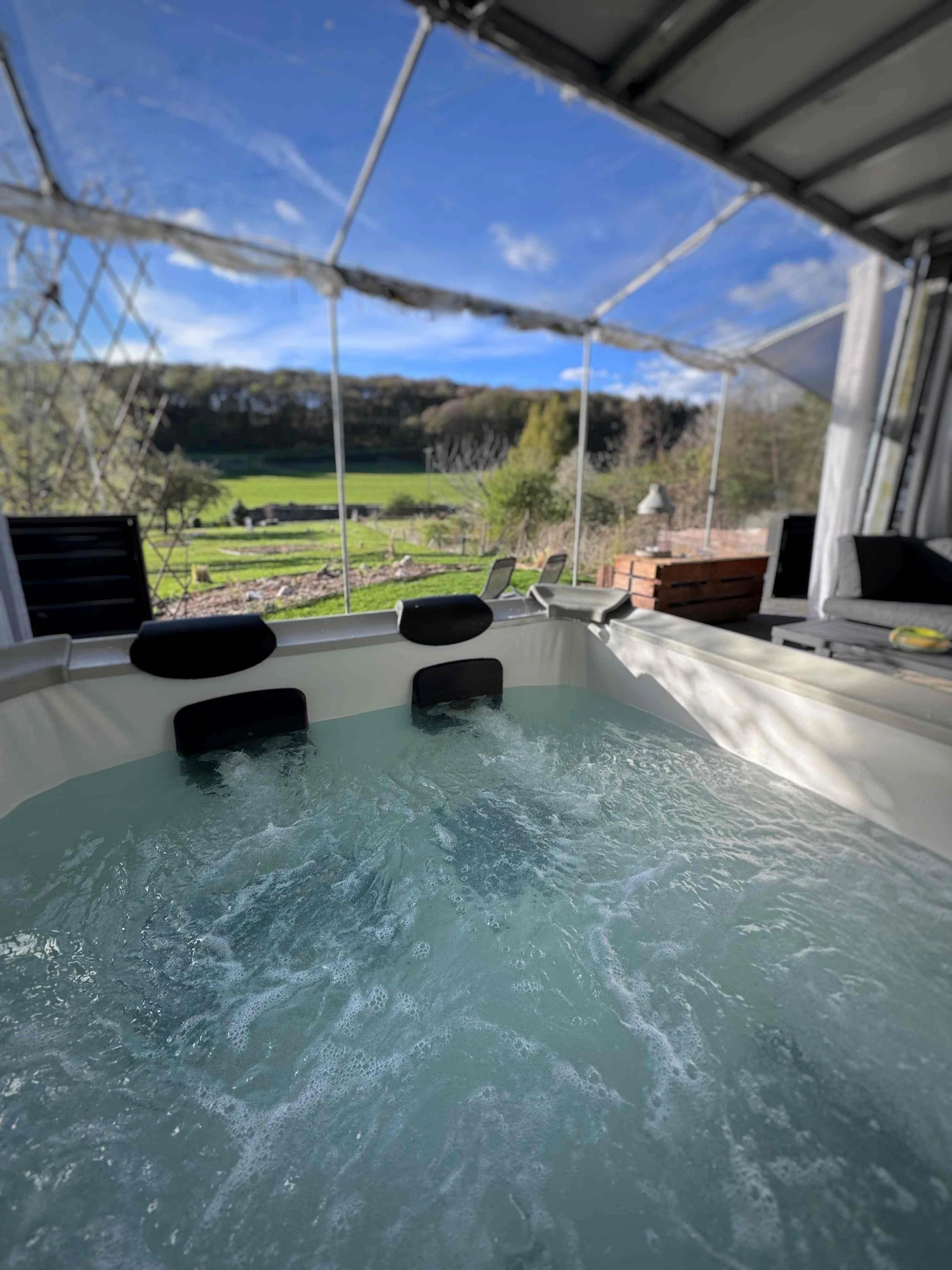 Luxus Doppelzimmer mit Terrasse, Whirlpool und Infrarotsauna