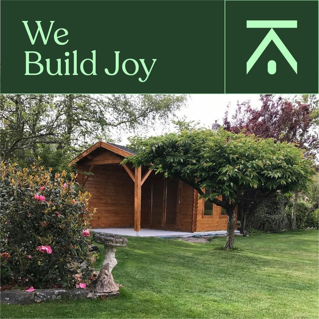 We Build Joy. One of the simplest of pleasures is enjoying a beautifully kept garden. Our cabins are the perfect place to relax, unwind and be at one with nature