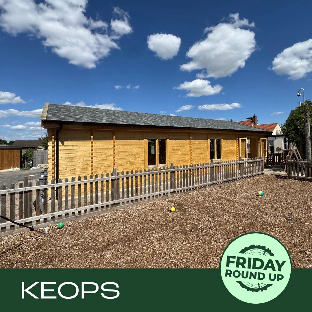 📦 Friday Roundup | A Nursery to Nurture in Tewkesbury

This week&rsquo;s Friday Roundup takes us to Tewkesbury, where we&rsquo;ve just completed a beautiful 6.5m x 13m log cabin designed and built to become a fully compliant nursery space.

🧸 Large