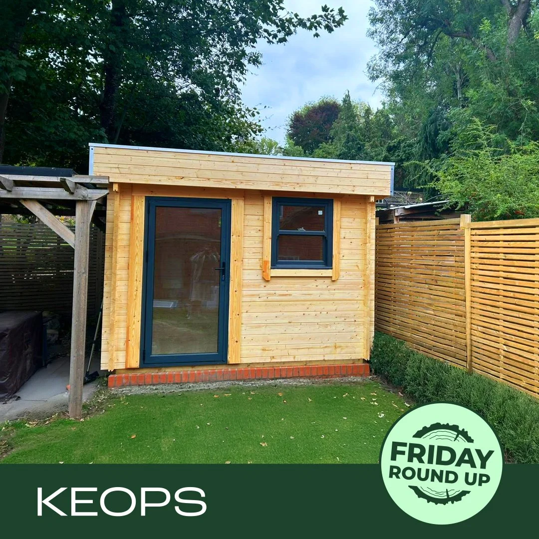 This week&rsquo;s feature is a 3.0m x 3.2m home office cabin in Southampton, compact, stylish, and built for productivity✨

Highlights include:
✔ 45mm log thickness for durability
✔ Roof &amp; floor insulation for year-round comfort
✔ Aluminium singl