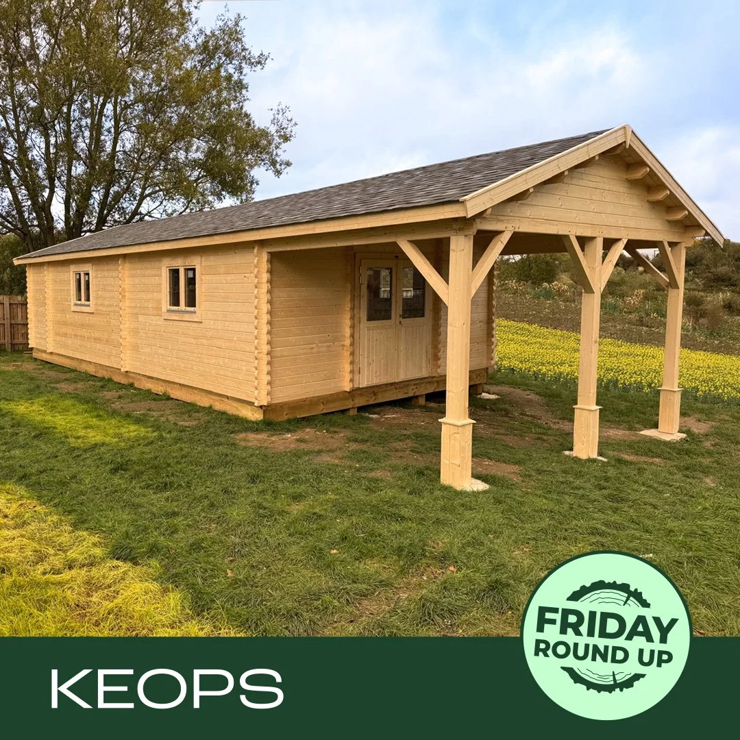 Two completed builds for the same client at a primary school in Leeds 🎉

The larger cabin is a 5m x 10m nursery building with a 3m canopy, raised timber base to suit the sloped ground, and premium 24mm double-glazed doors and windows, complete with 