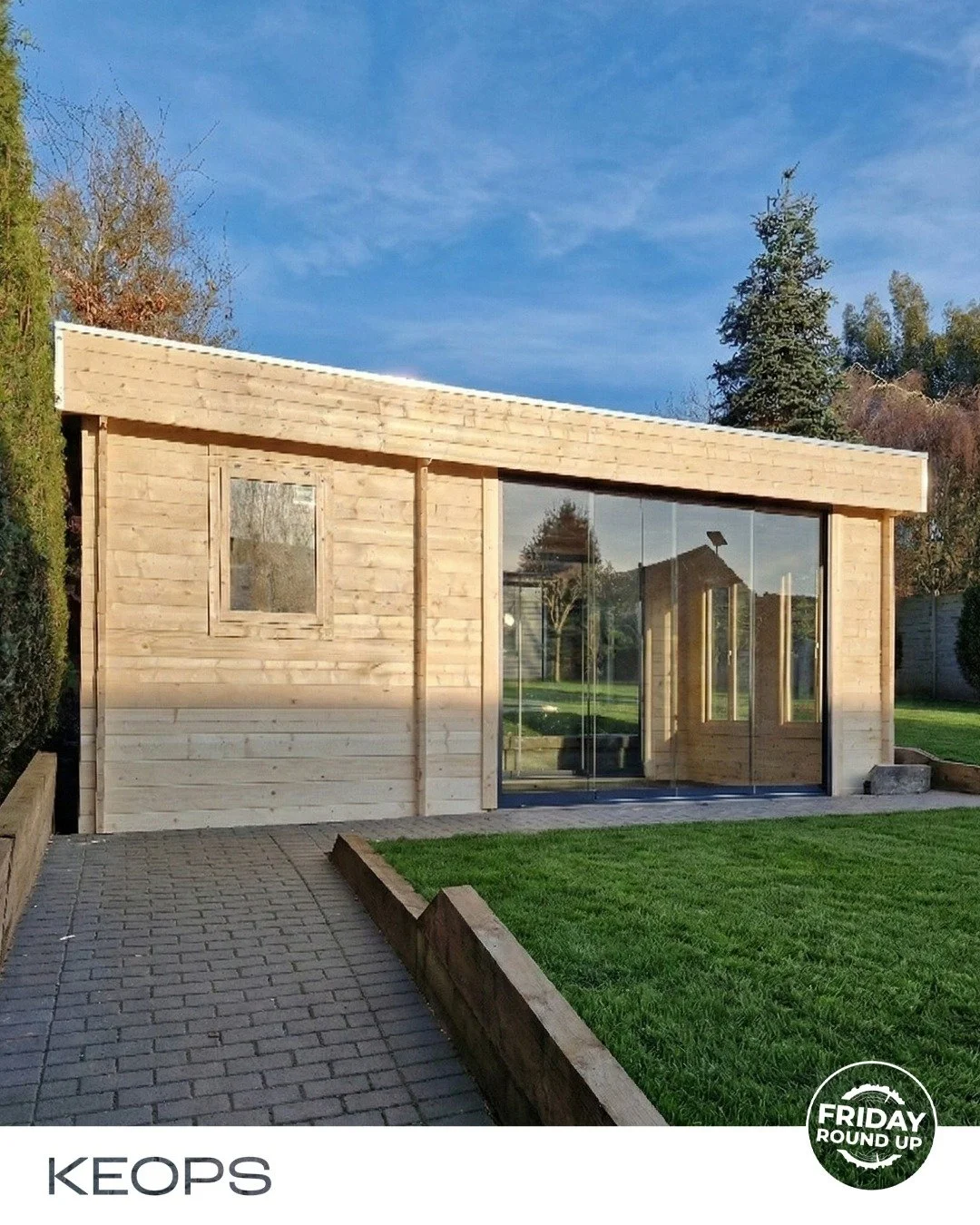 ✨ Friday Round Up ✨

This week we&rsquo;re showcasing a fantastic Moderna-style cabin installed in Alcester, Worcestershire.

This is actually the third Keops cabin for this customer, which we always take as the biggest compliment! Their first two ca