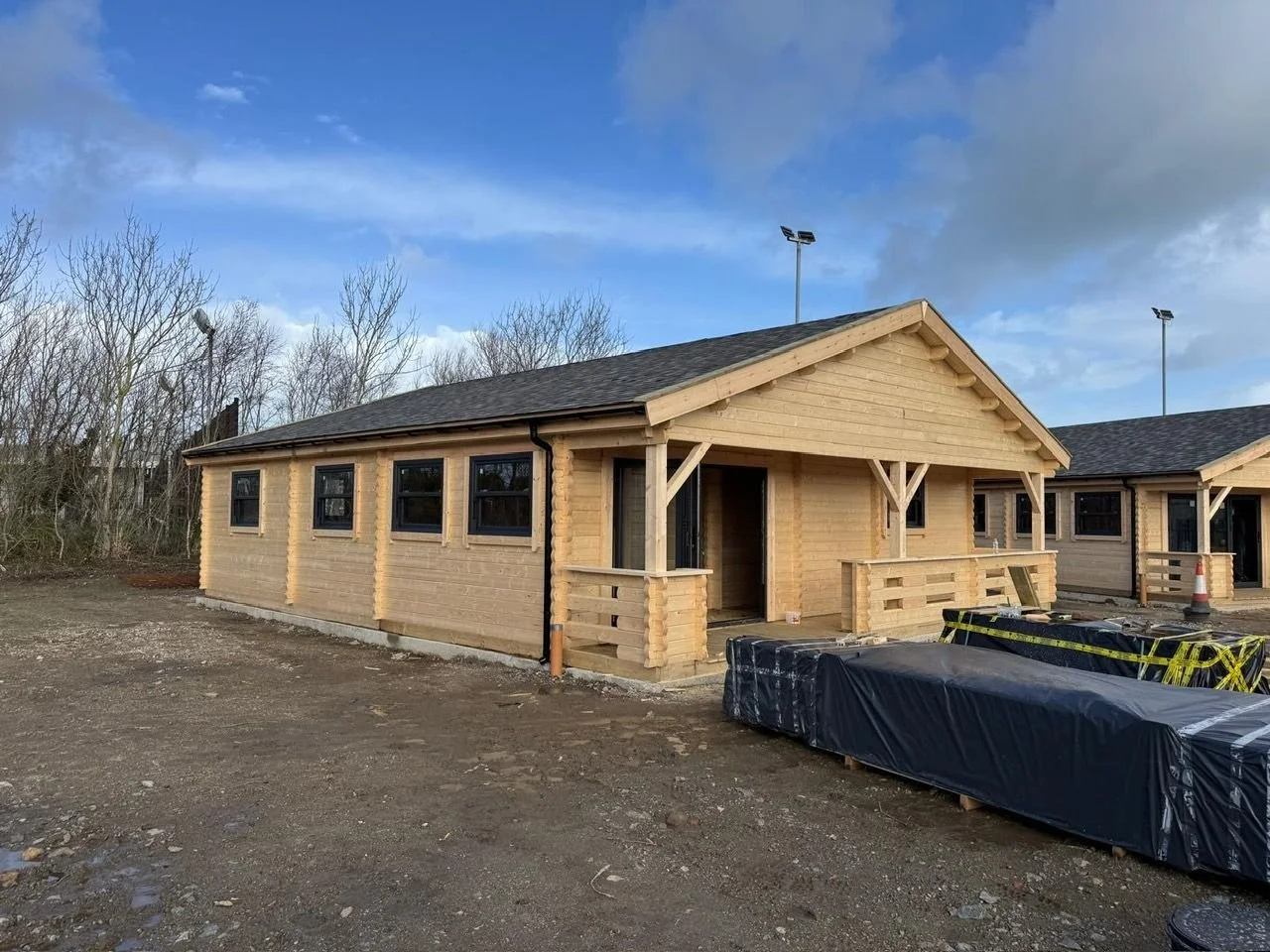 A Large-Scale Log Cabin Build in Guernsey