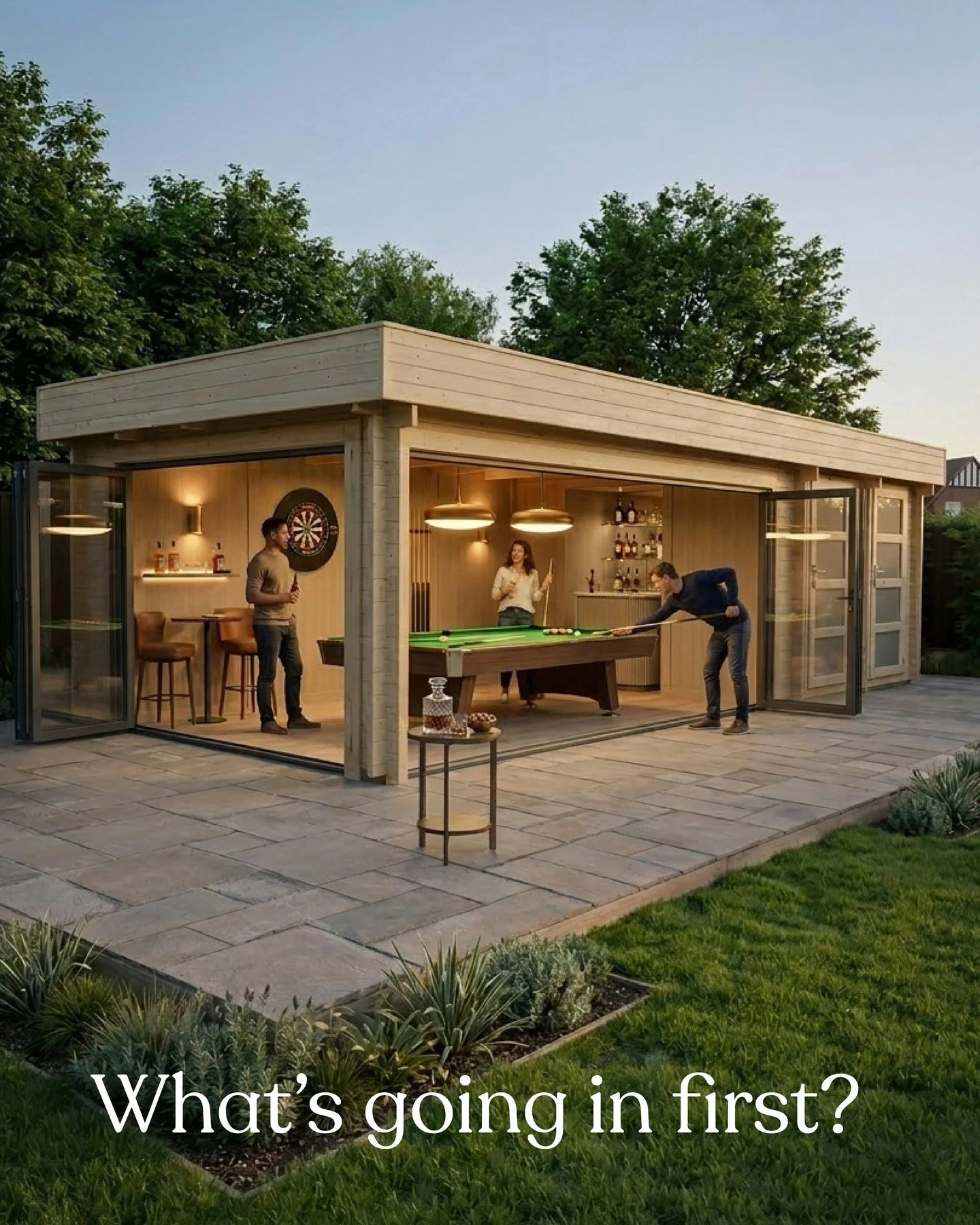 Imagine this&hellip; 🎯

A games room just steps from your back door. Snooker, darts, music on, friends over, your space, your rules.

It&rsquo;s not about adding a cabin&hellip;It&rsquo;s about creating somewhere everyone wants to be.

👉 Get inspir