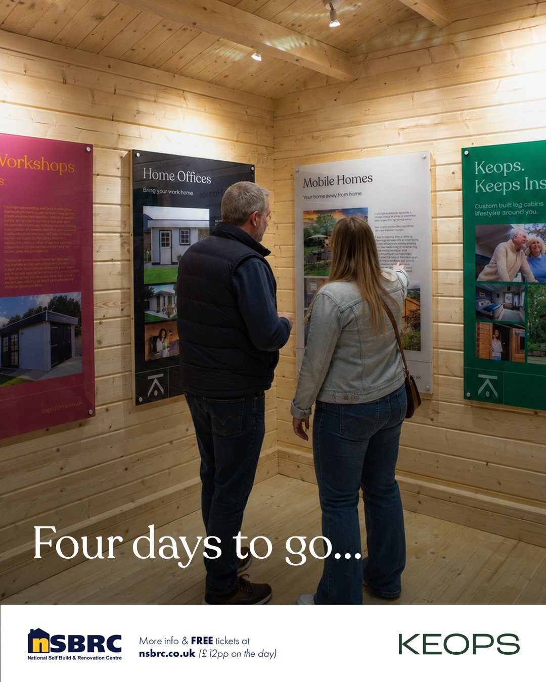 👀 Thinking about a garden room this year?

Come and see one in person.

We&rsquo;ll have a Keops cabin installed at the NSBRC Show this weekend - so you can step inside, explore the finish, and get a real feel for the quality.

Plus, our team will b