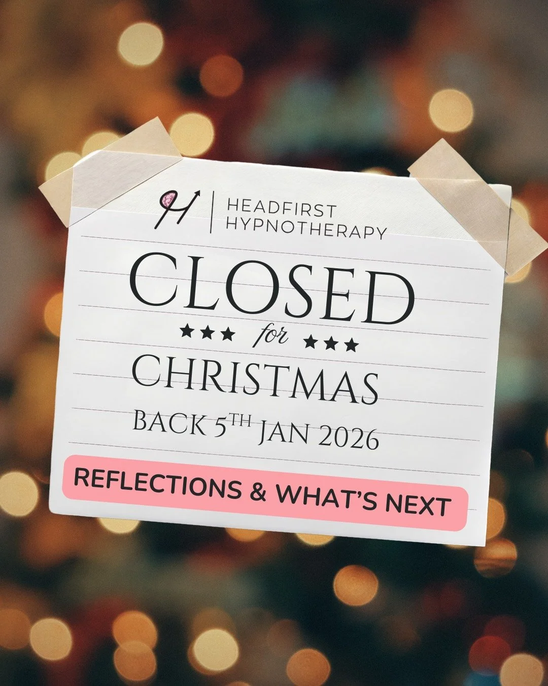 As this year wraps up, I&rsquo;ve been doing a little reflecting&hellip;

It&rsquo;s been a full one at Headfirst Hypnotherapy here in Oxfordshire. 

Busy. Stretchy. Rewarding.

I&rsquo;m genuinely grateful for the clients I&rsquo;ve worked with this