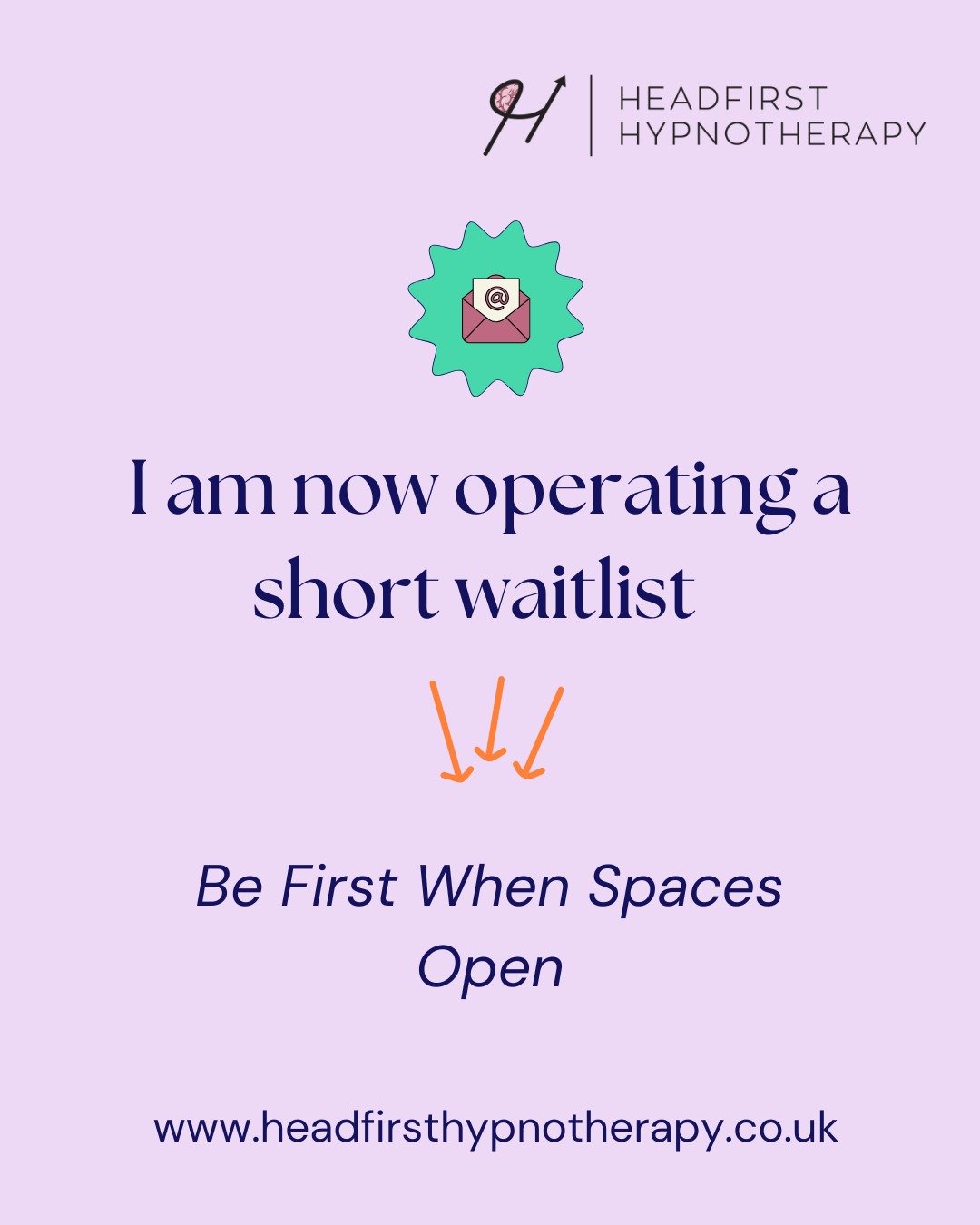 I&rsquo;m now operating a short waitlist.

Some availability may open up sooner depending on timings, but late afternoon and evening sessions are always the first to go. 

If you&rsquo;ve been thinking about working together, now&rsquo;s the time to 