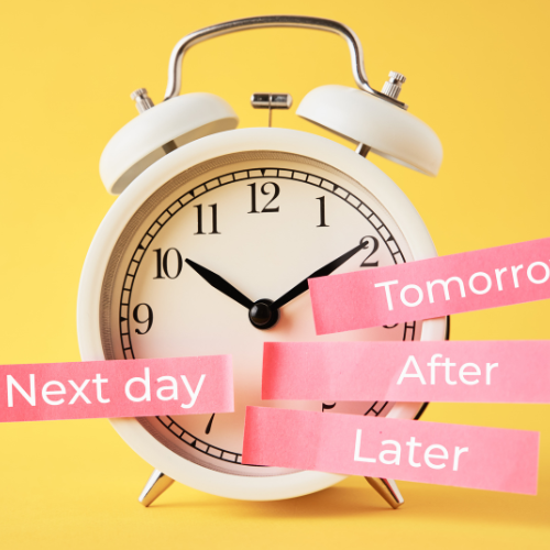 experiencing ADHD procrastination and difficulty getting started on a task