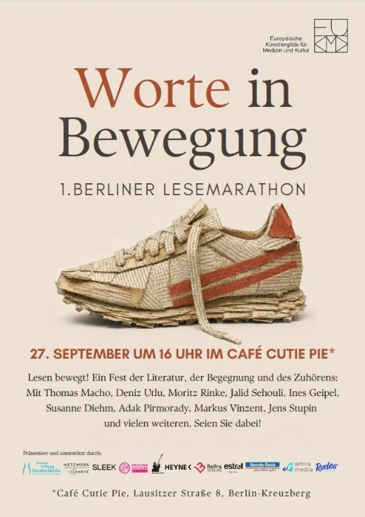 1. Berliner Lesemarathon - Worte in Bewegung