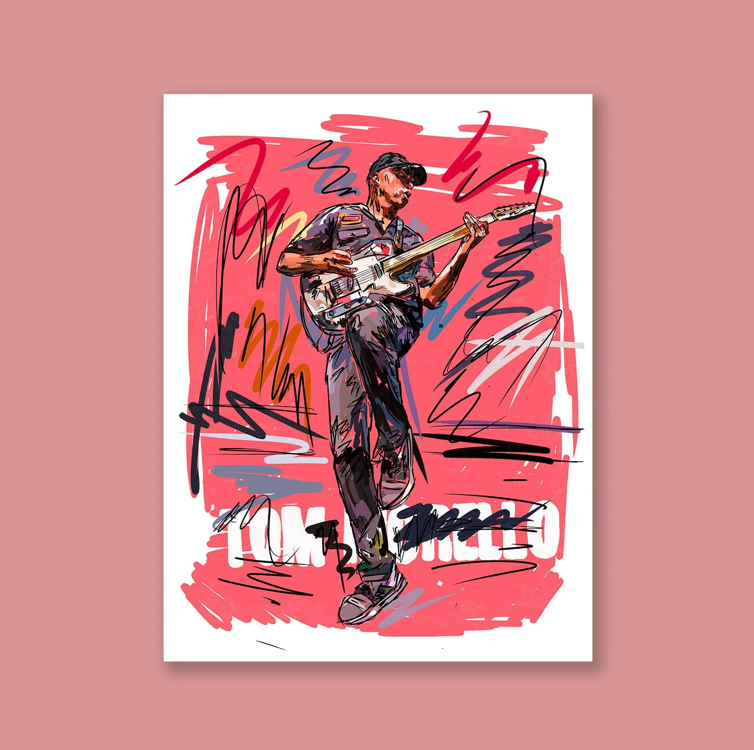 Tom Morello Portrait Concept
