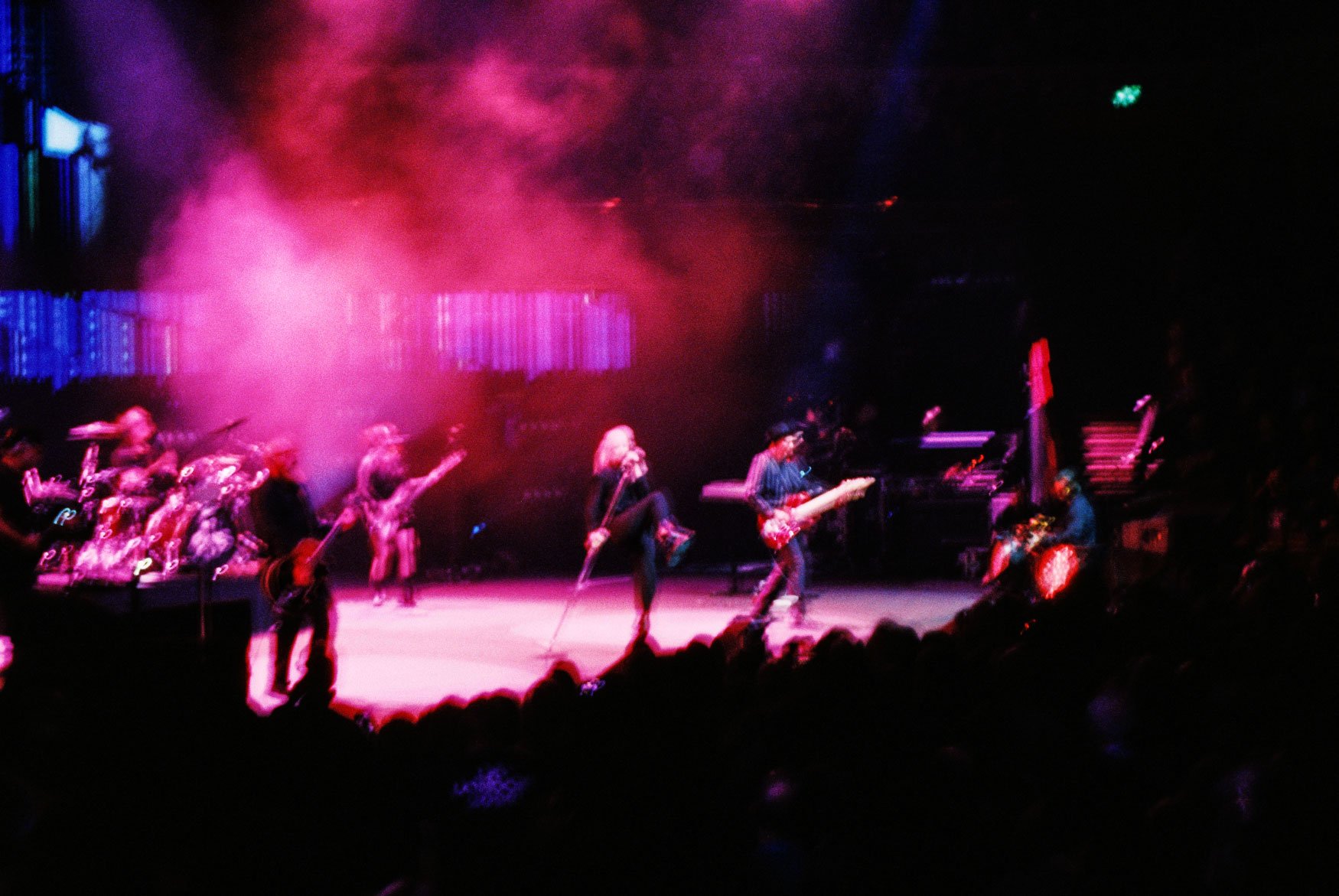 Garbage, shot with CineStill 800T film, 70mm
