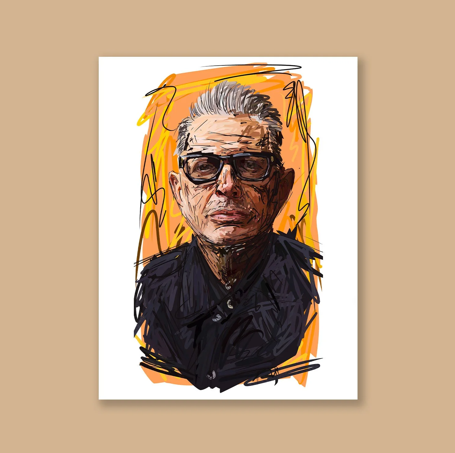 Jeff Goldblum Portrait Concept