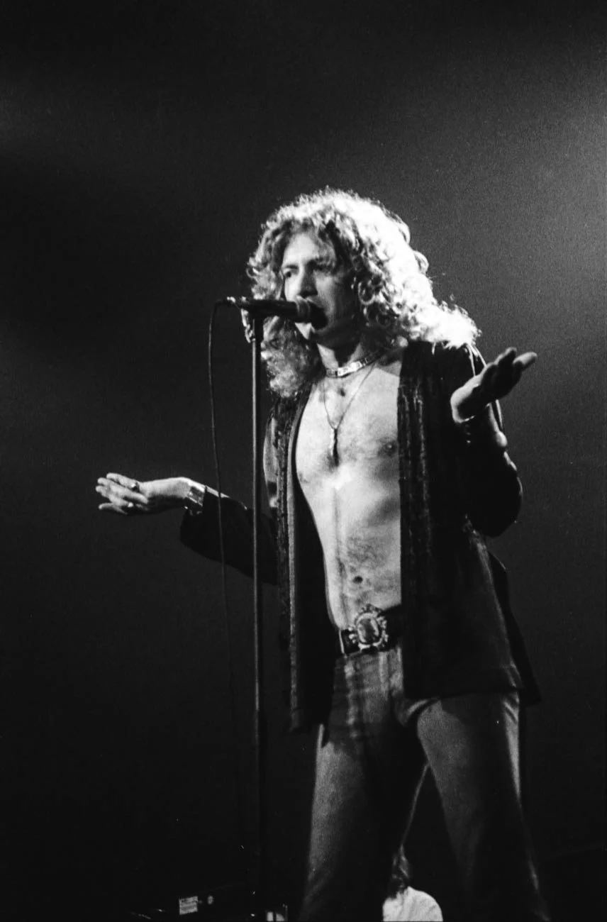 Robert Plant - Led Zeppelin, The Summit Houston - 21st May 1977.