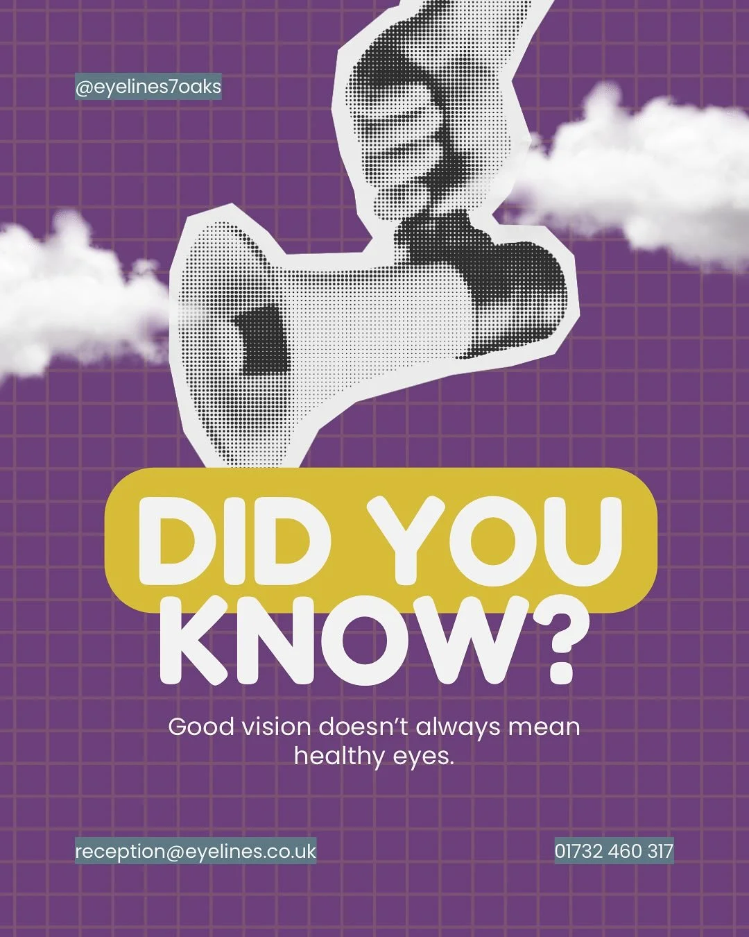 Did you know?

You can have perfect vision and still be at risk for serious eye conditions &mdash; without even knowing it. 👁️

That&rsquo;s why routine eye exams aren&rsquo;t just about checking your prescription. They&rsquo;re about protecting you