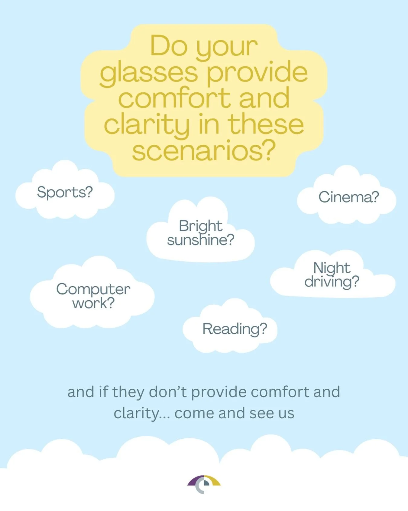 Glasses should provide comfort and clarity.👓✨

Do yours?

#eyehealthmatters #facts #independentopticians #sevenoaks #eyelines