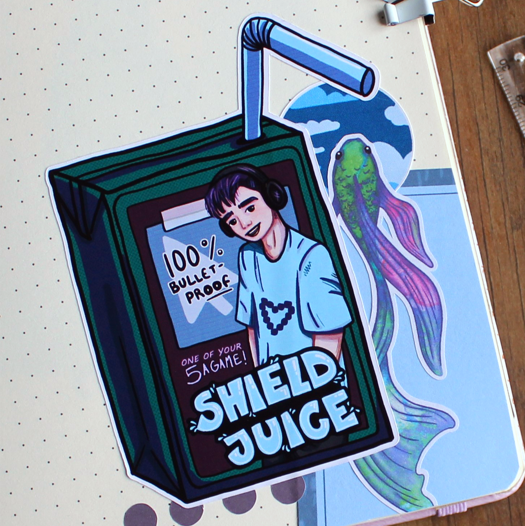 Shield Juice Sticker
