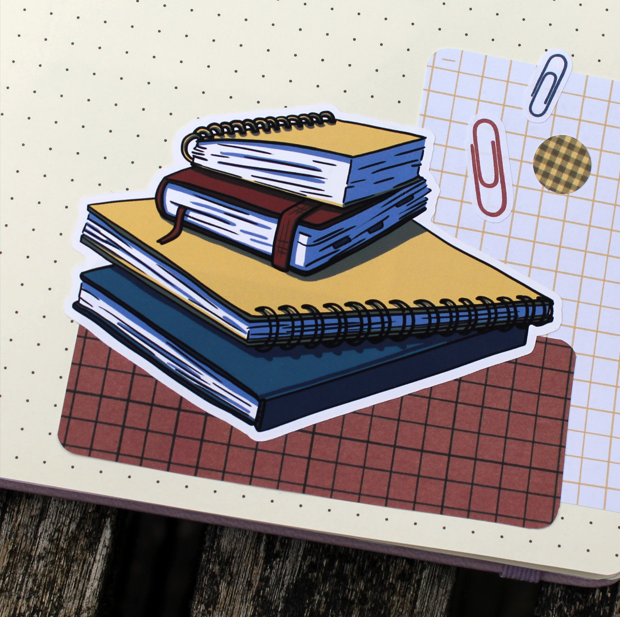 Notebook Stack Sticker