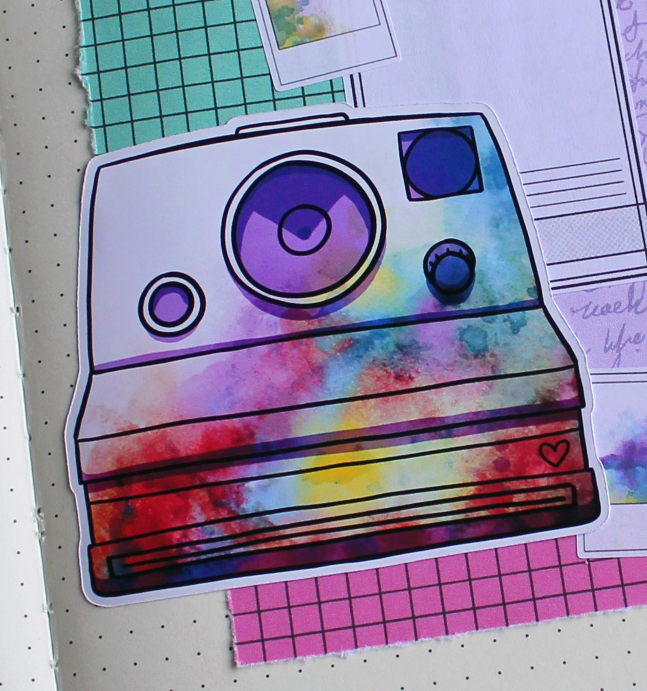 Polaroid Camera Sticker