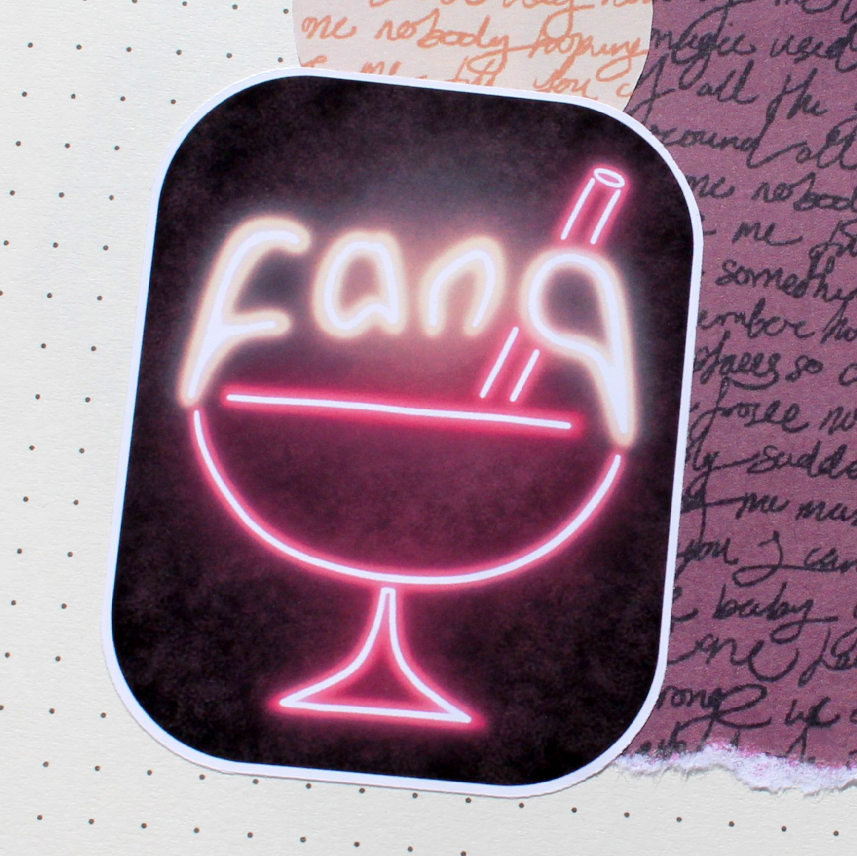 Fang Sign Sticker