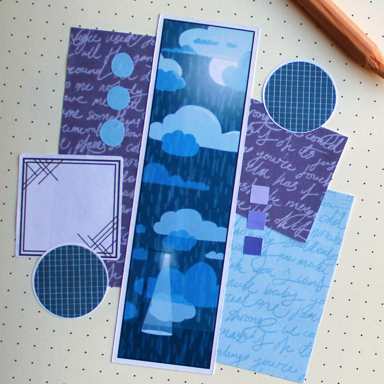 Rainy Scene Sticker