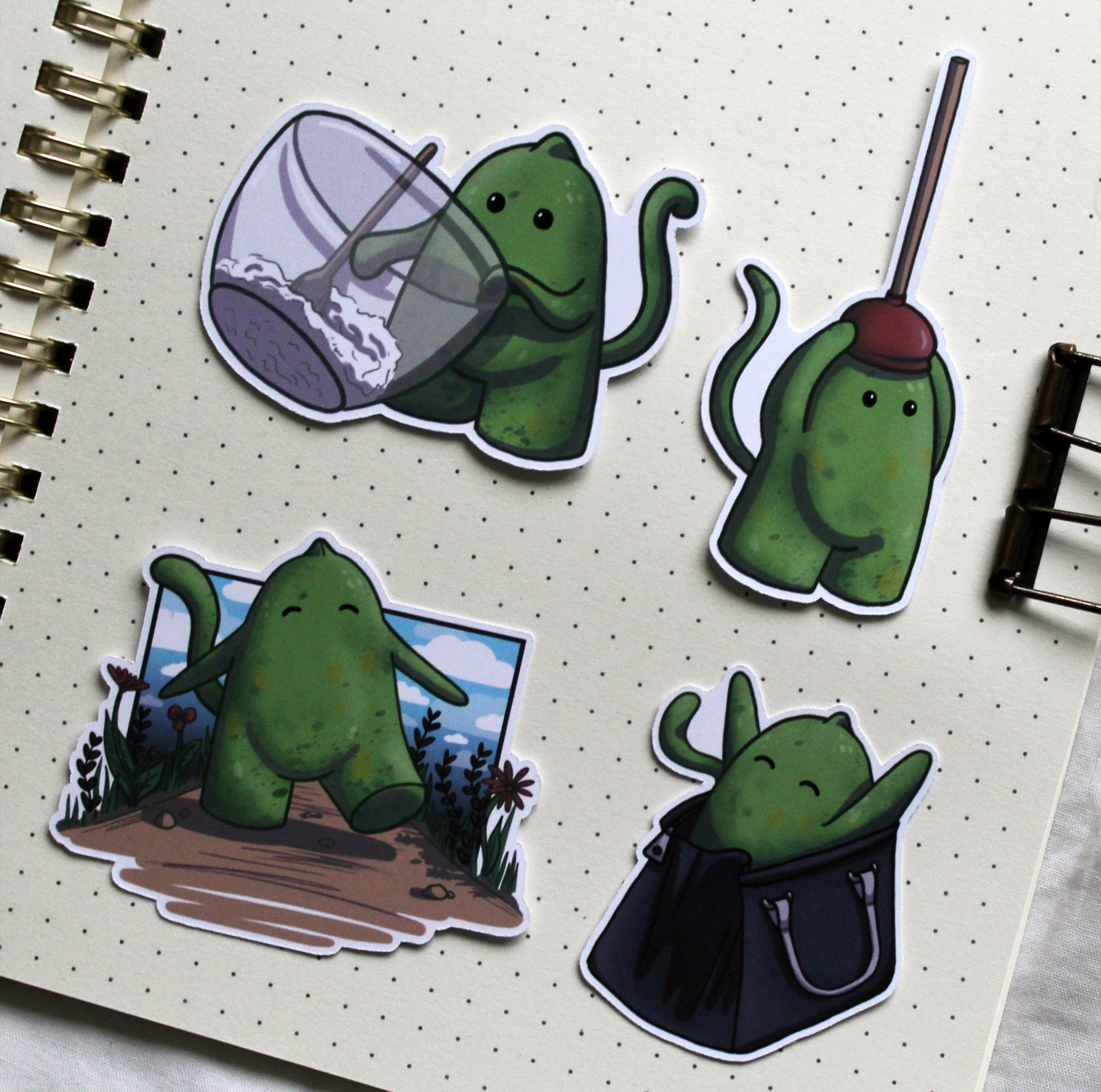 Friendly Monster Stickers