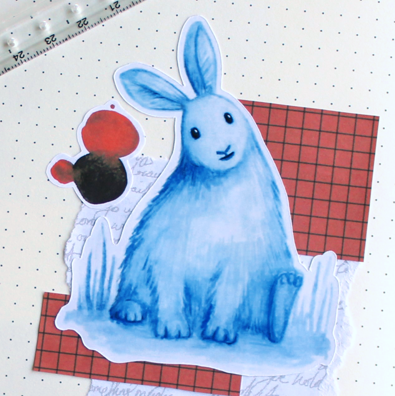 Hare Sticker