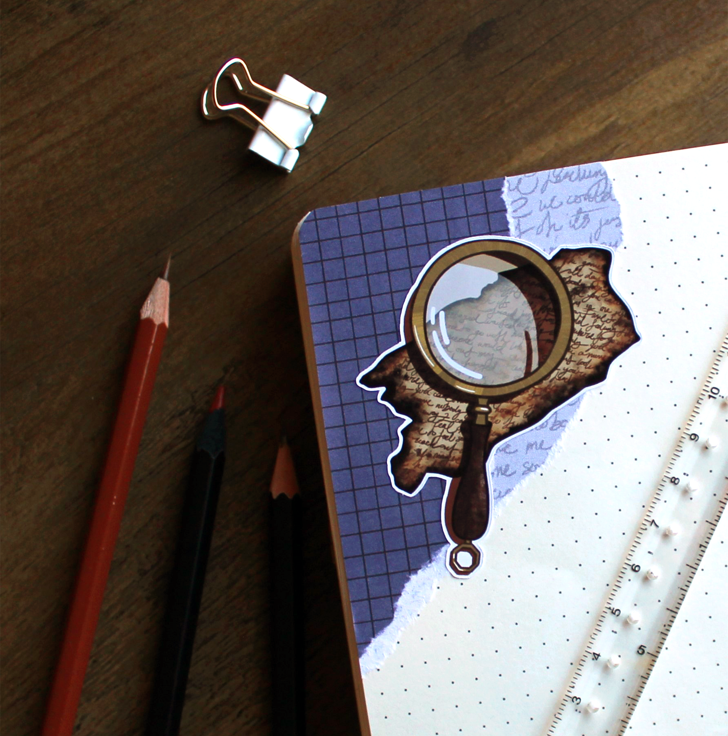 Magnifying Glass Sticker