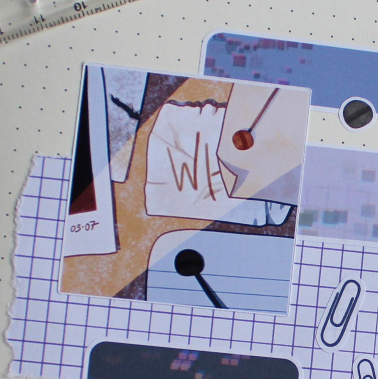 Corkboard Sticker