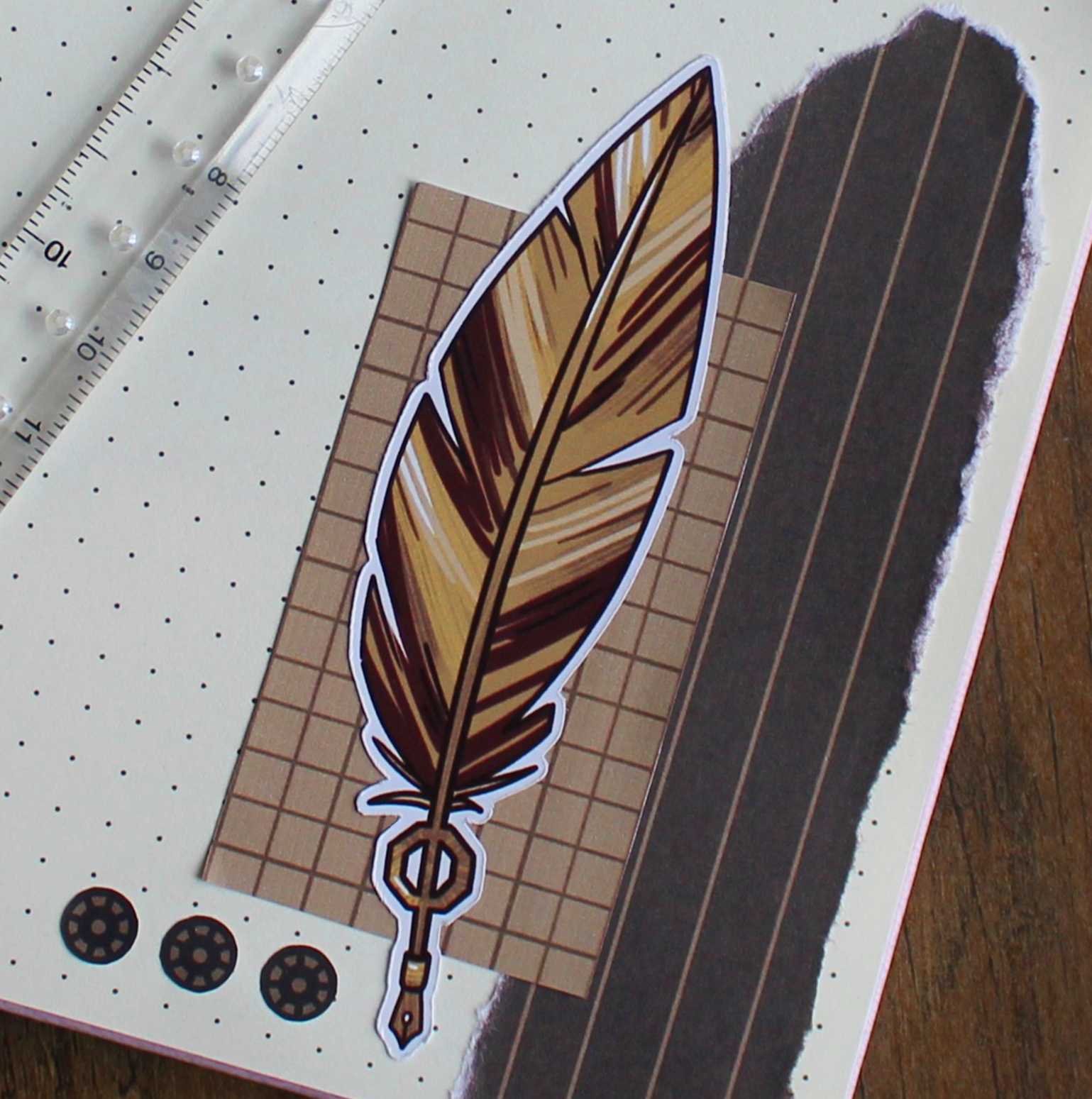 Quill Sticker
