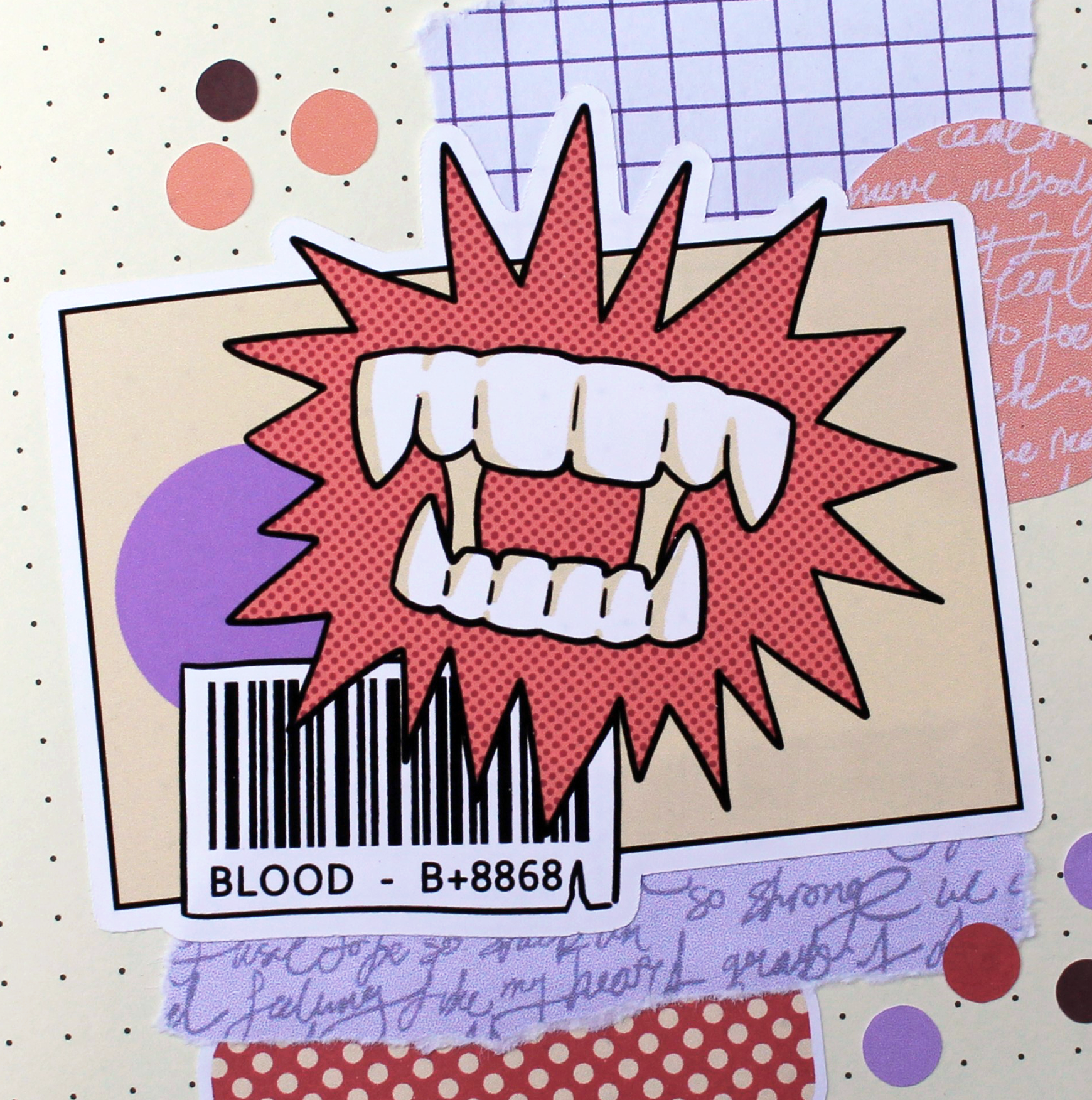 Fake Teeth Sticker