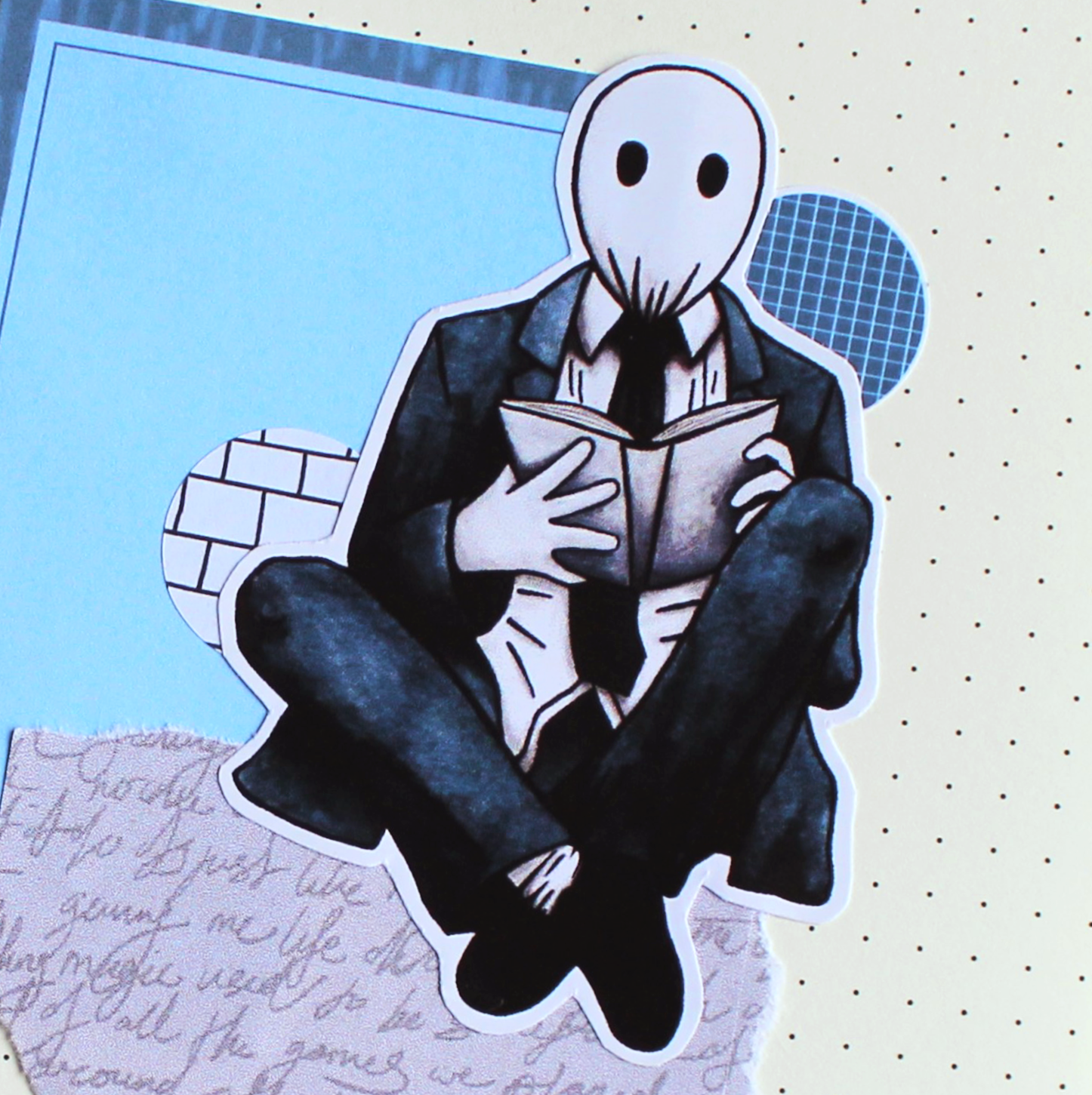 Ghost in a Suit Sticker