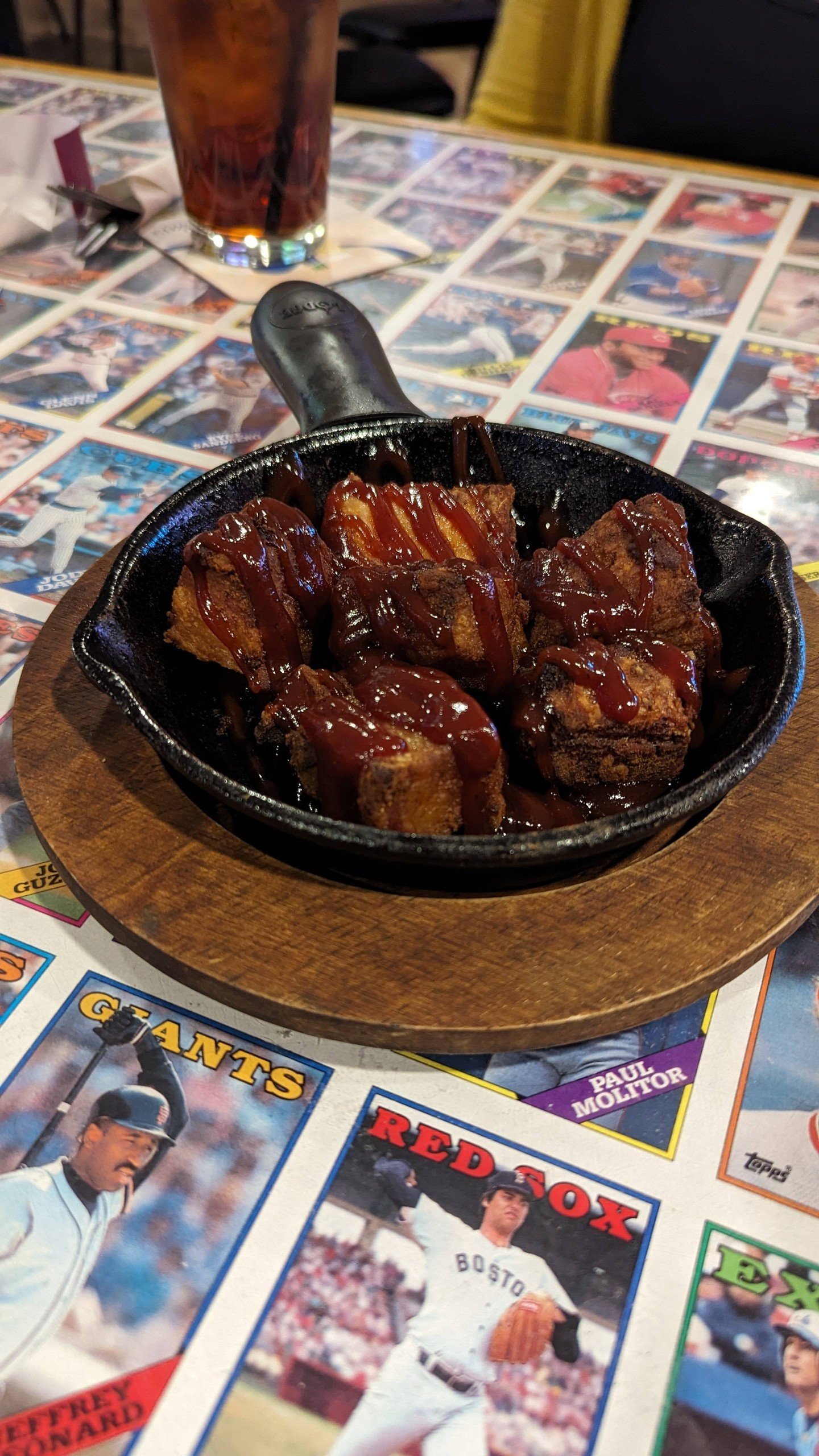 BELLY BITES

Smoked pork belly deep fried and drizzled with BBQ sauce