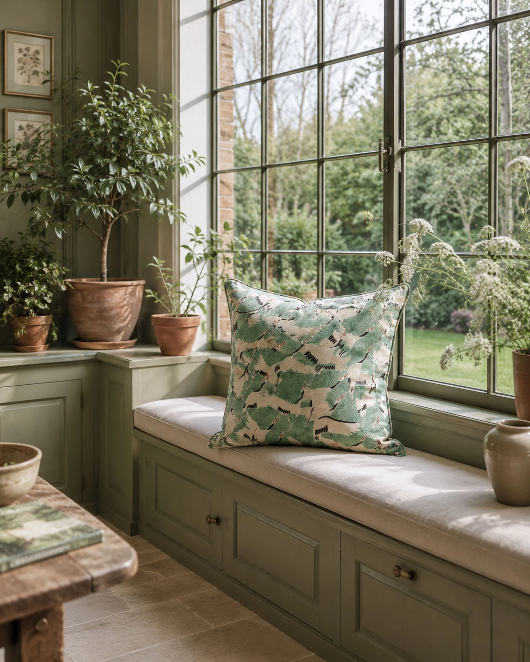 Cushion Cranes Green Conservatory.jpg
