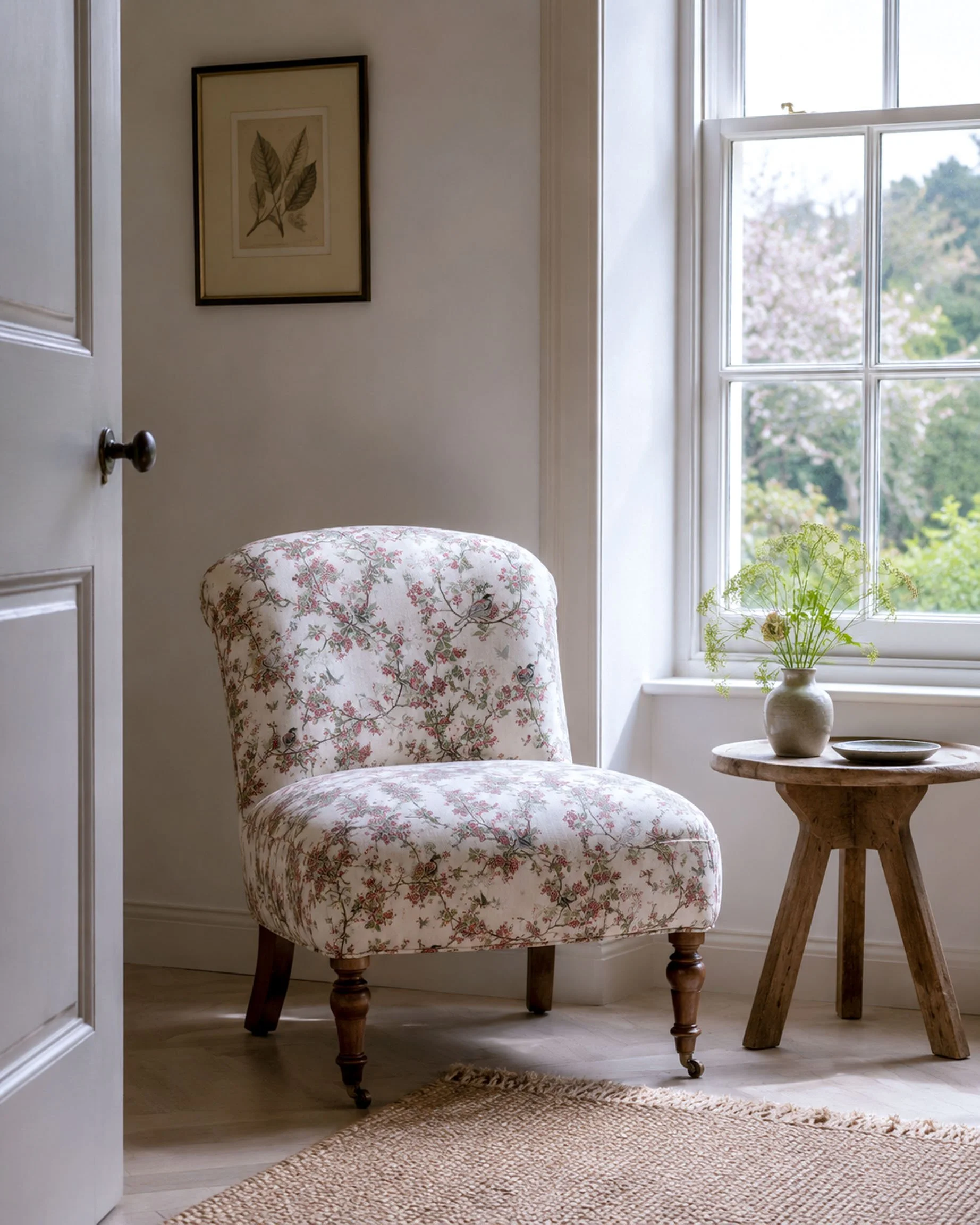 Textiles Bird in Blosson Chair.jpg