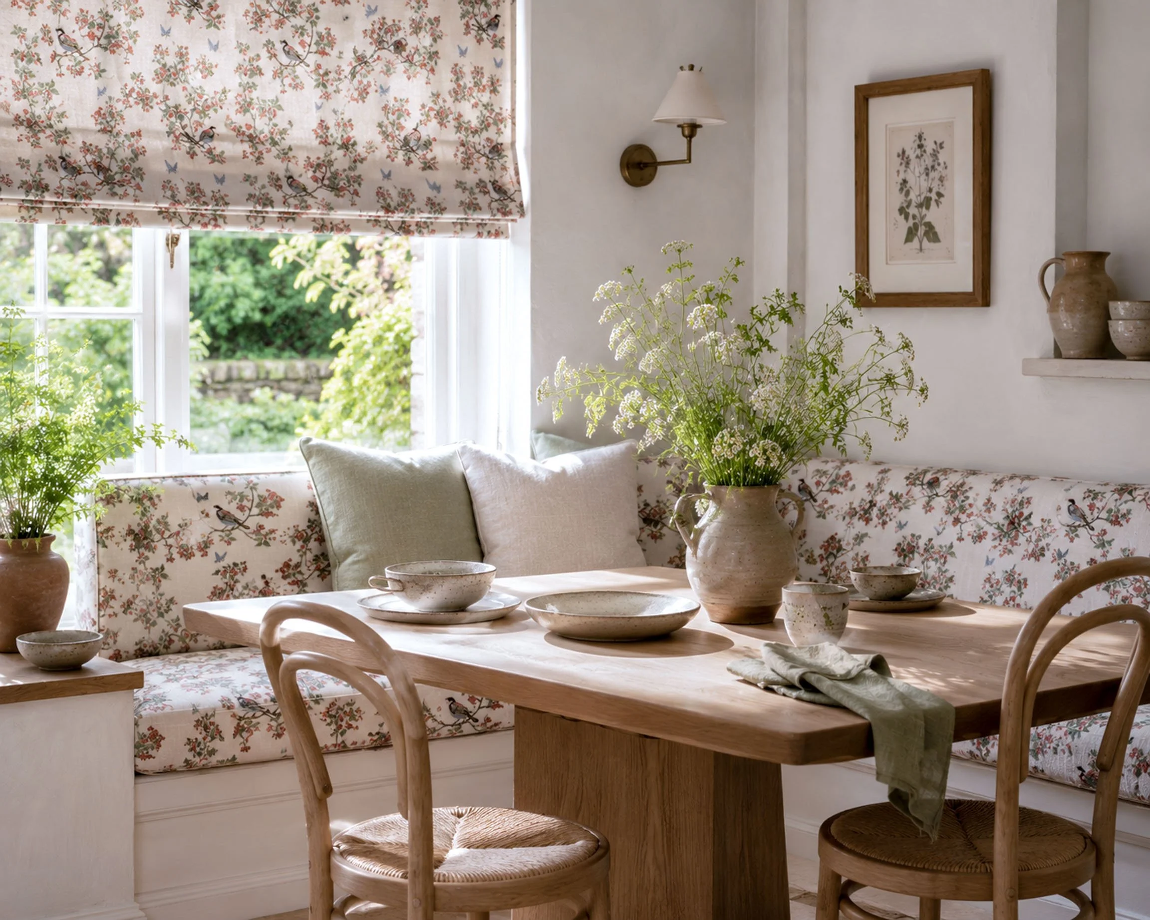 Textiles Bird in Blosson Breakfast nook 2.jpg