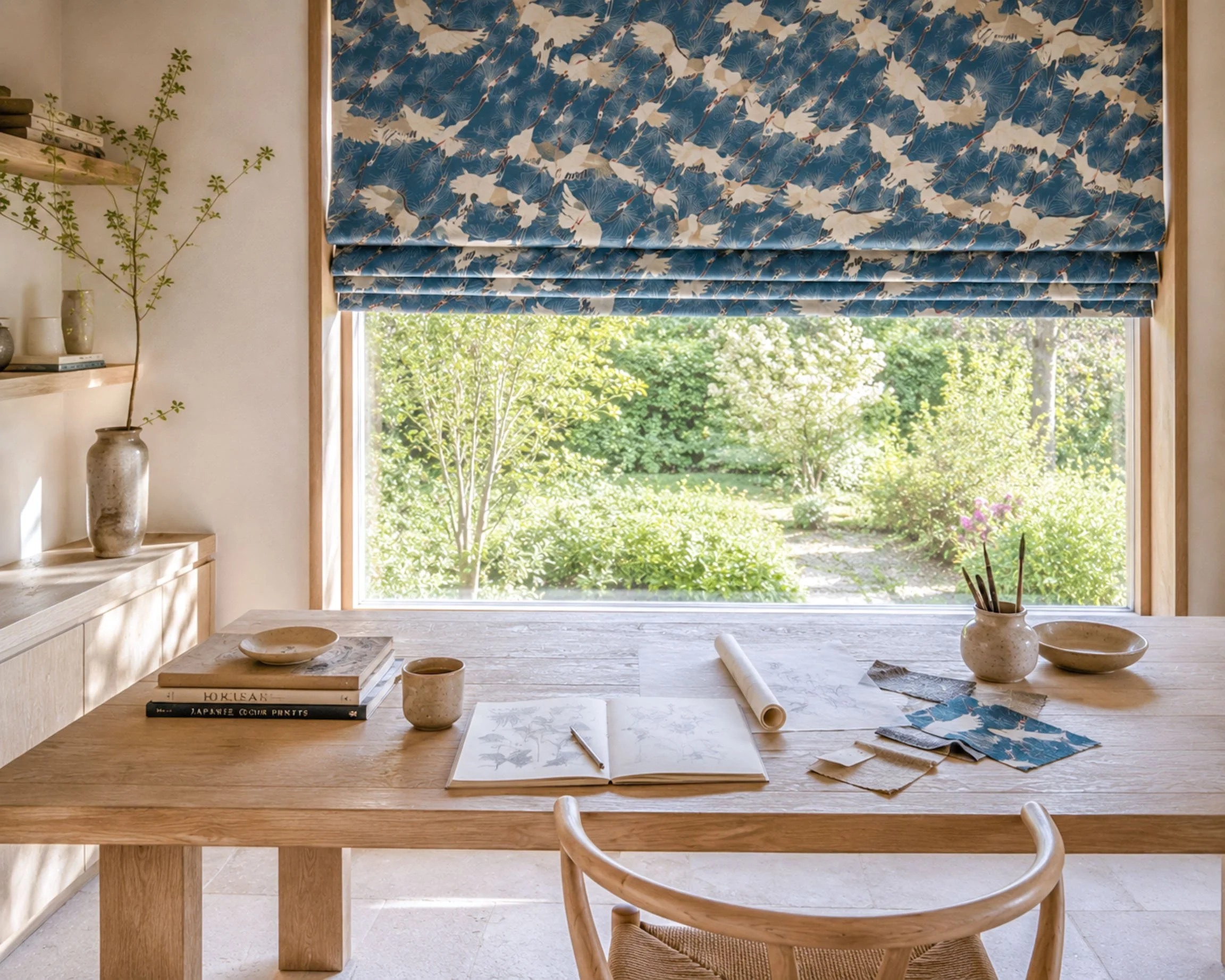 Textiles Cranes Blue Studio.jpg