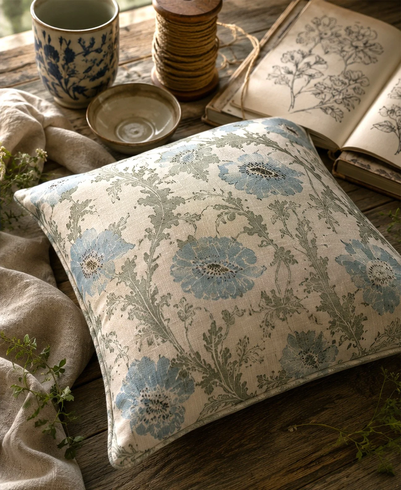 Poppies Cushion Still Life.jpg