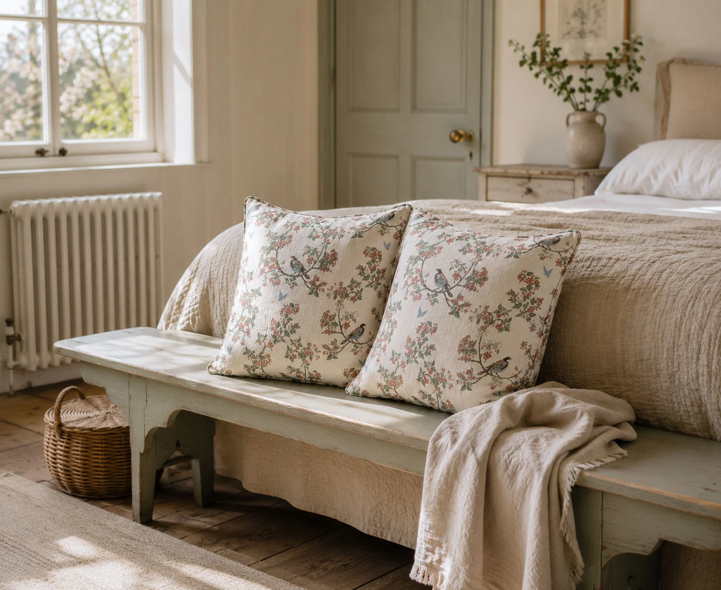 Cushions Bird in Blossom Bedroom 2.jpg