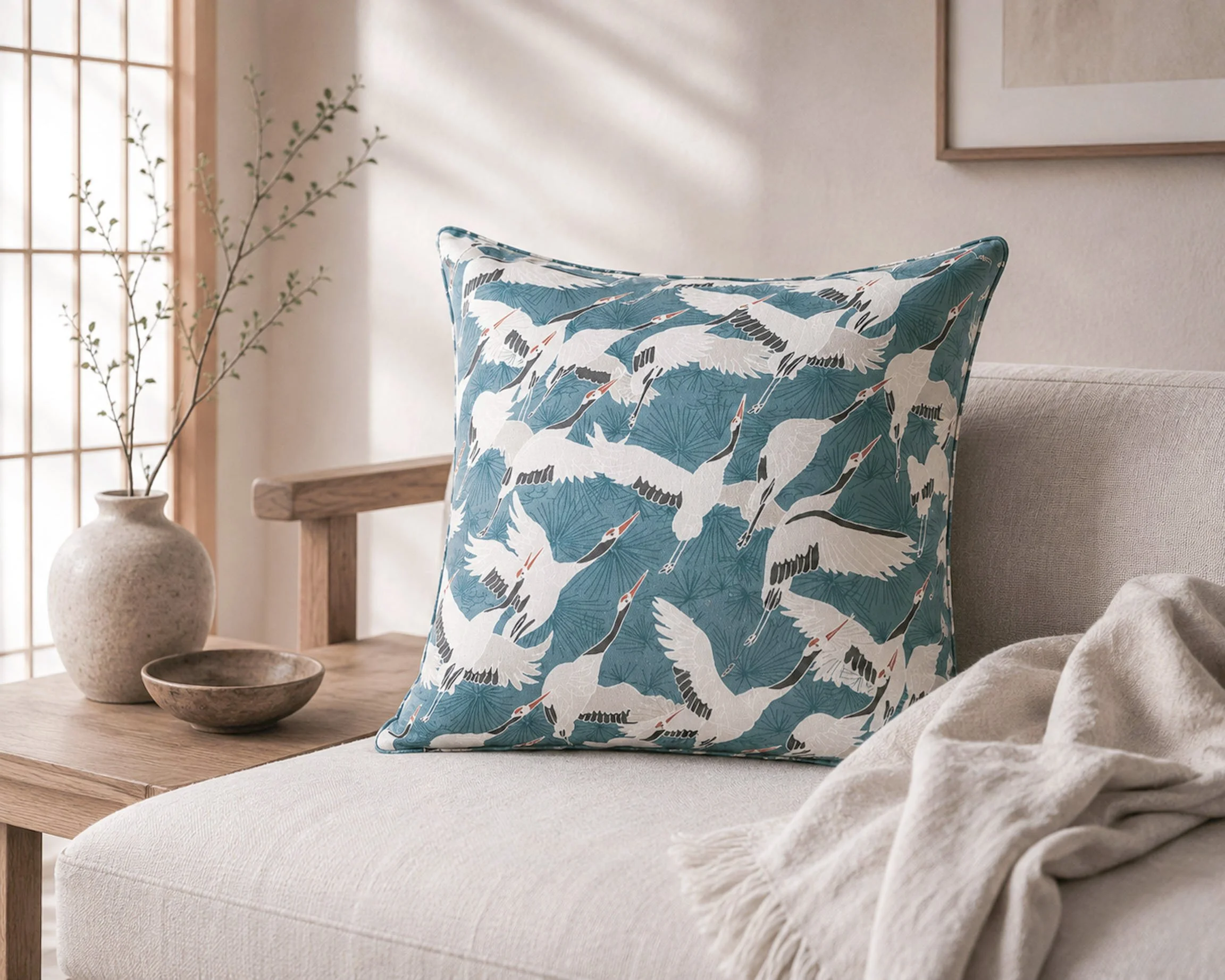 Cushions Cranes Blue Sofa.jpg