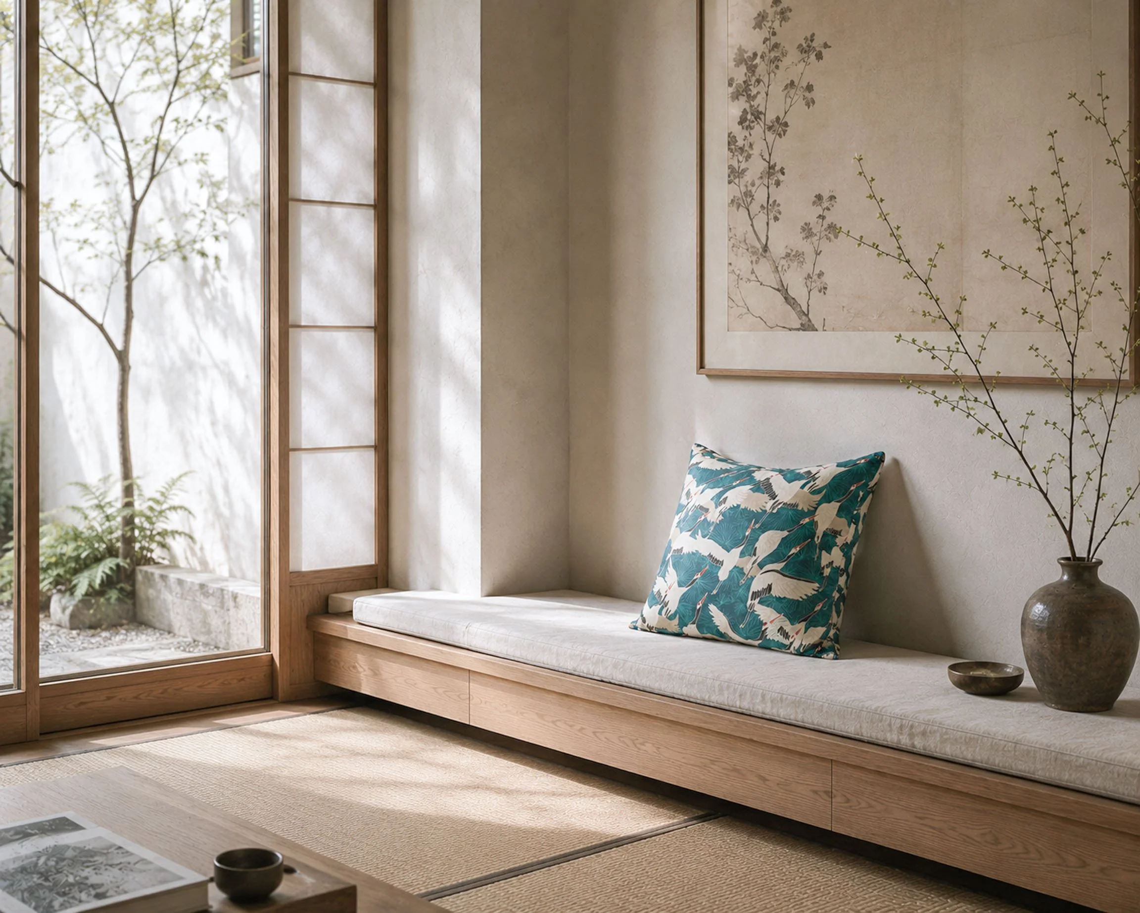 Cushions Cranes Blue Garden view.jpg