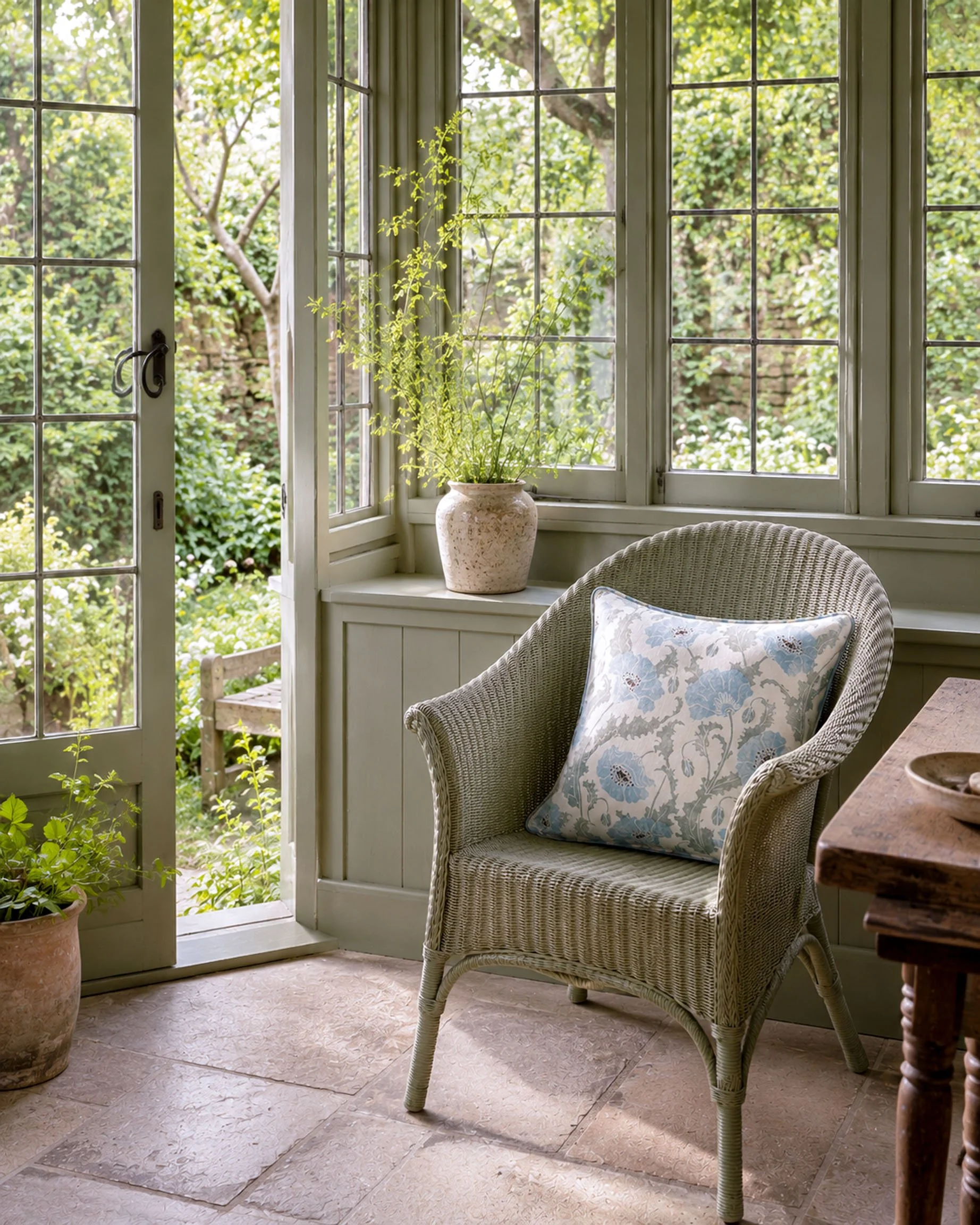 Cushions Poppies Blue Sunroom 2.jpg