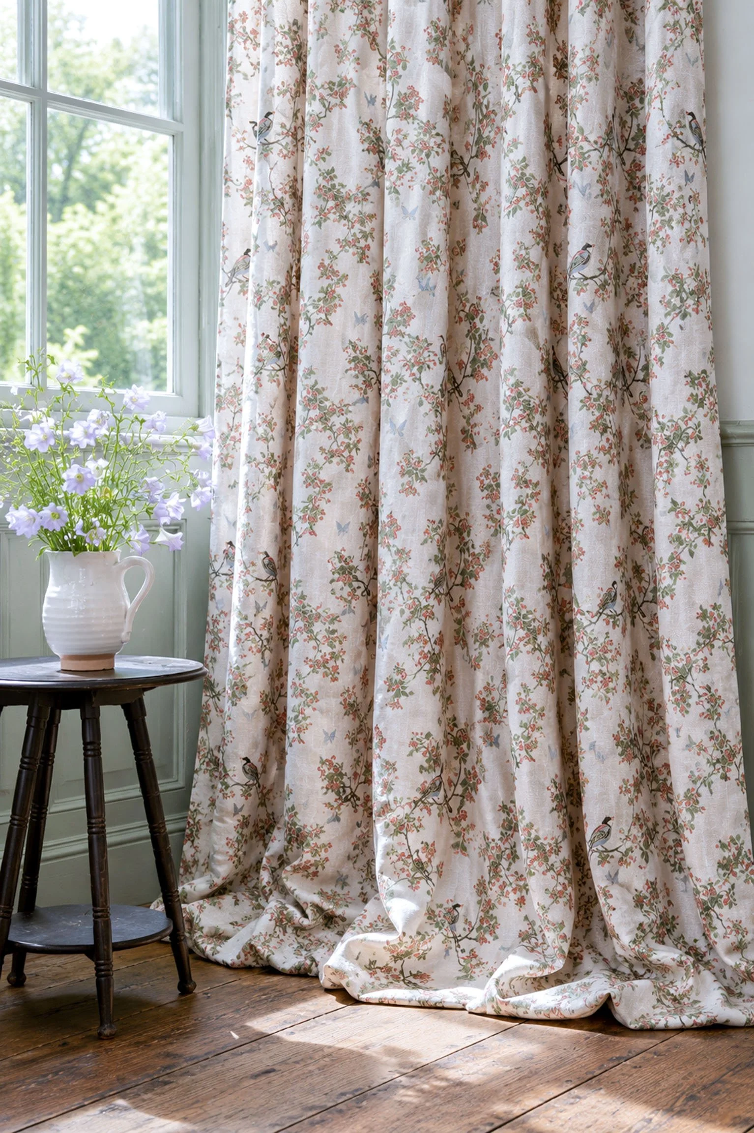 Textiles Bird in Blosson Curtain.jpg